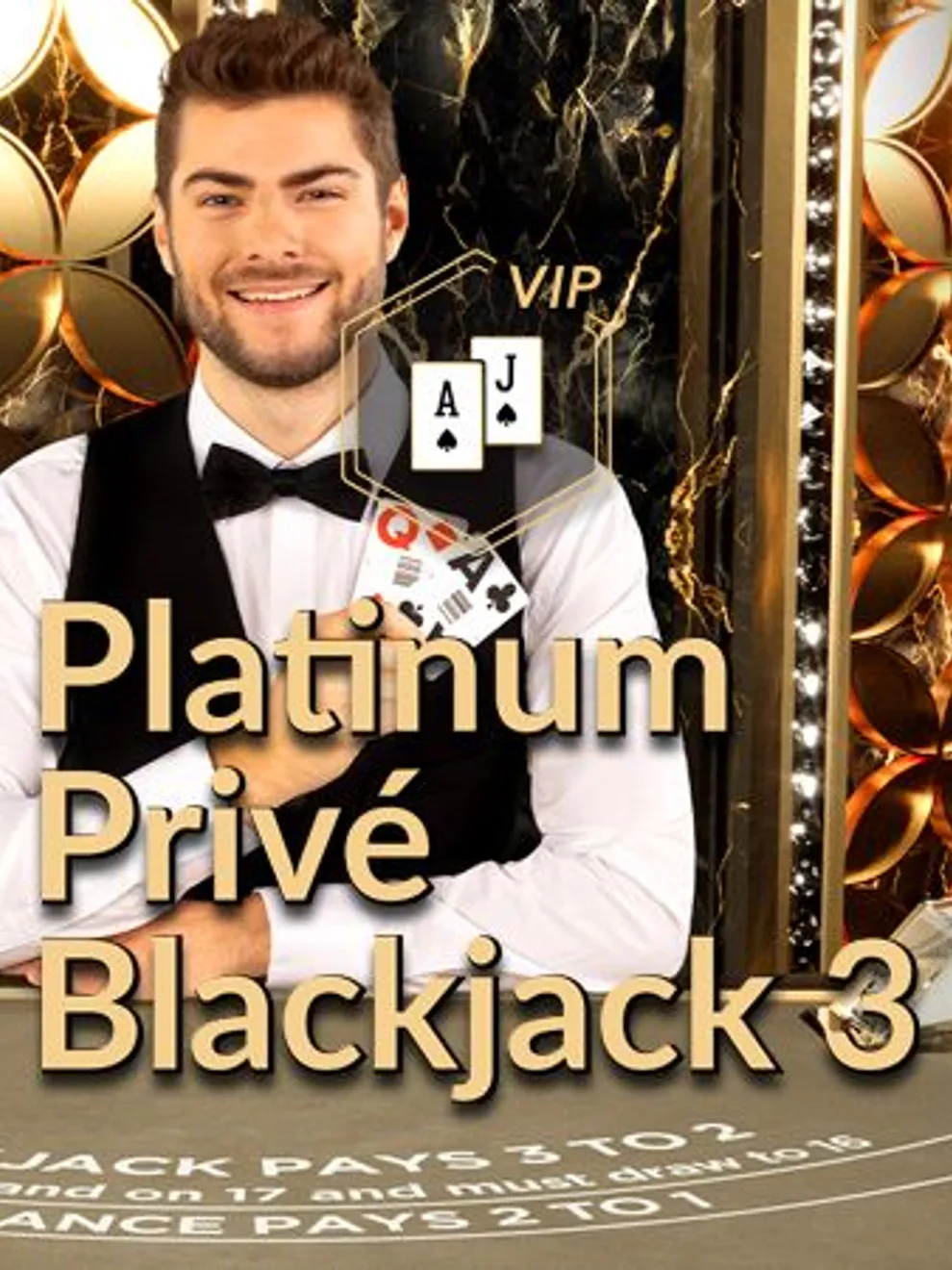 Platinum Privé Blackjack 3 — Evolution Gaming