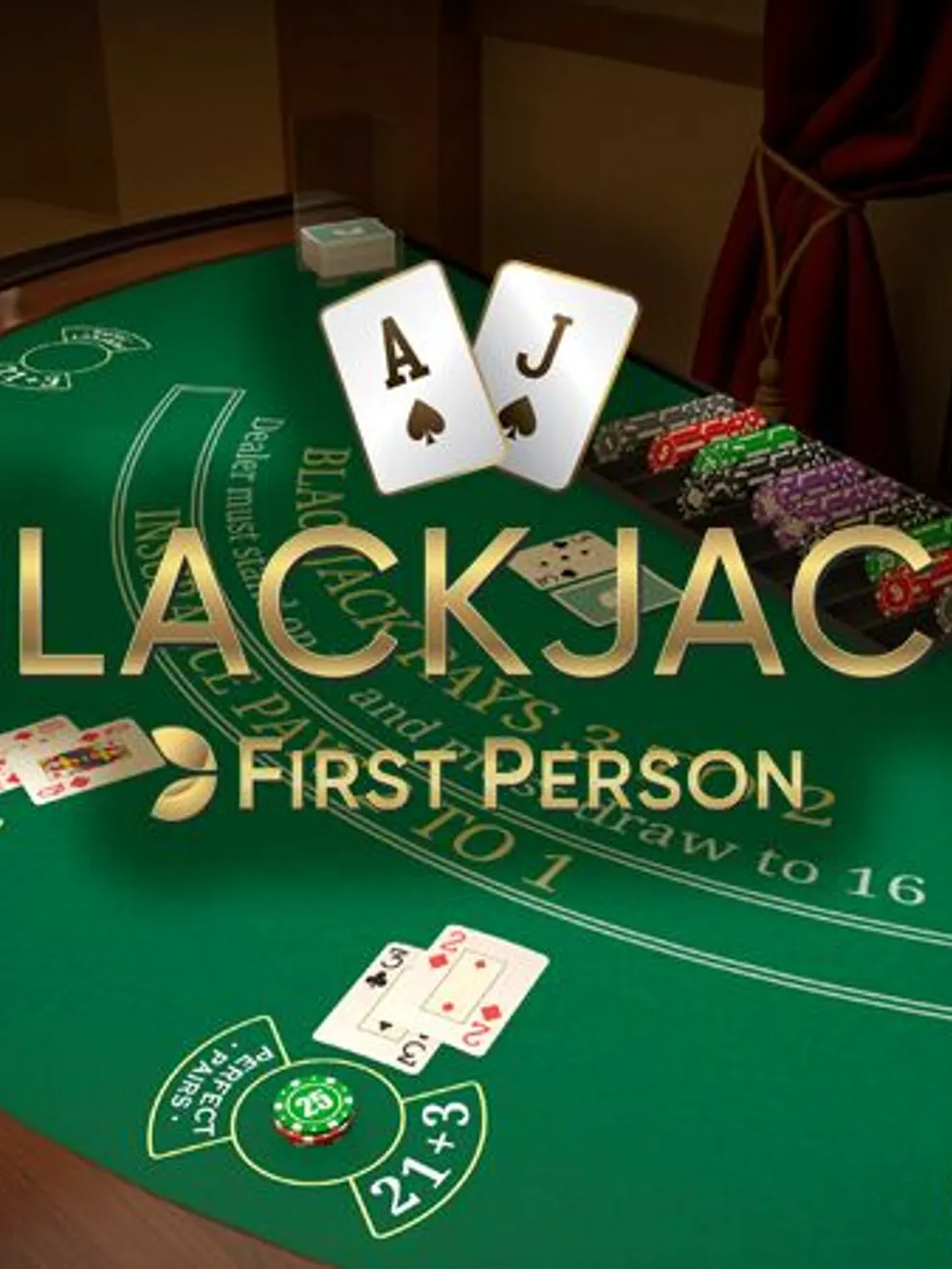 First Person Blackjack — Evolution Gaming