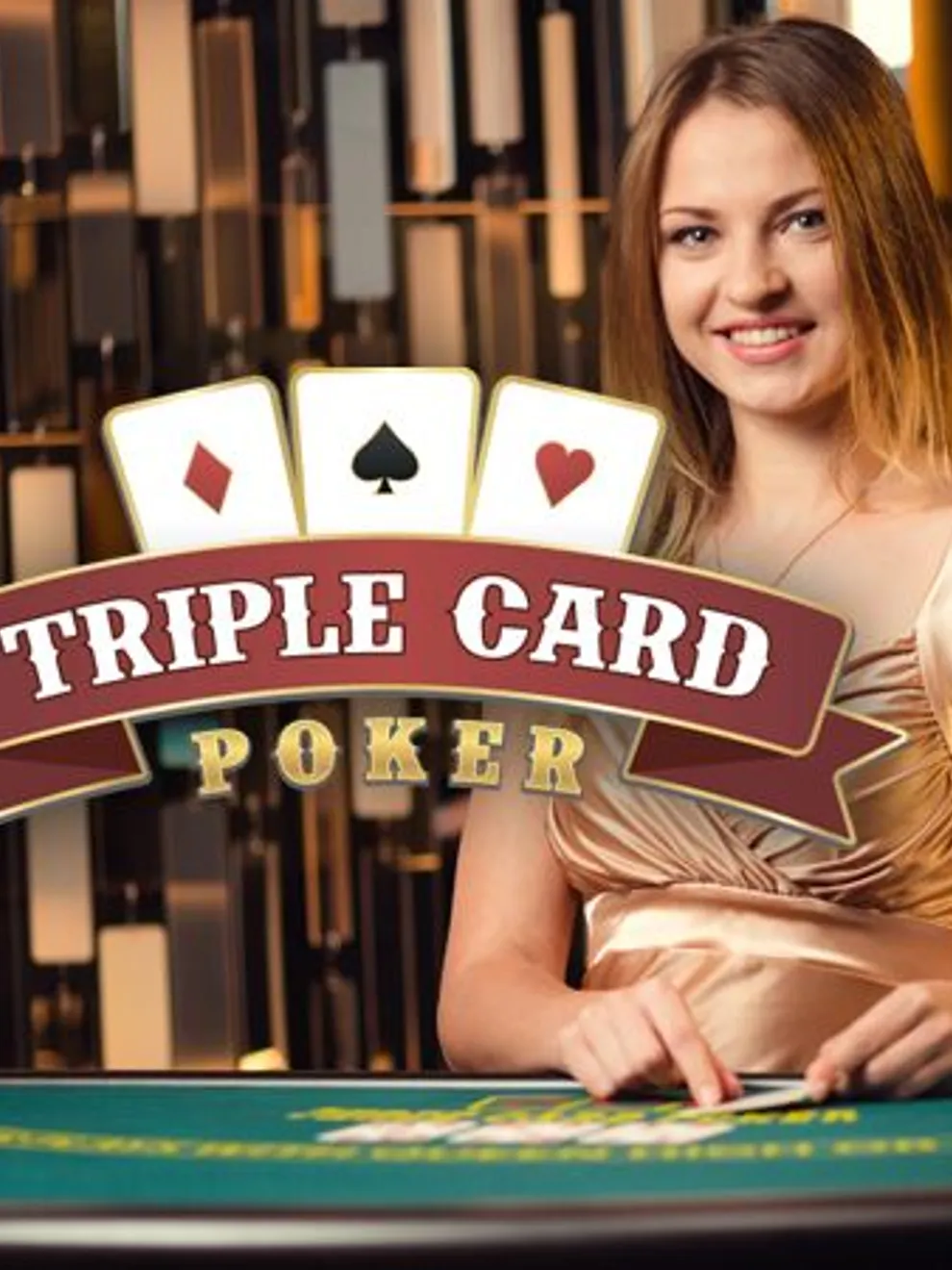 Triple Card Poker — Evolution Gaming