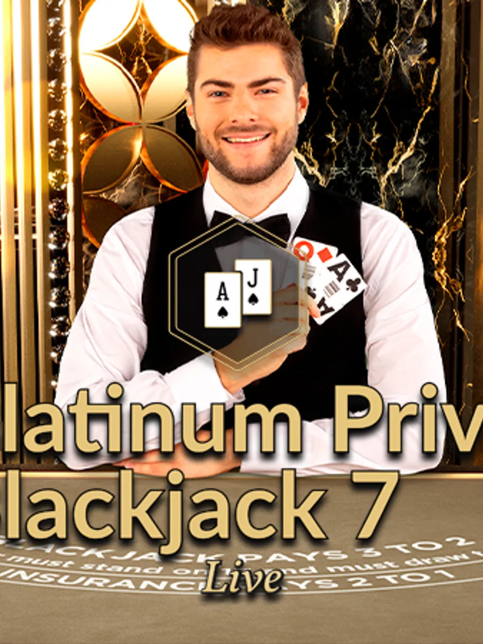 Platinum Privé Blackjack 7 — Evolution Gaming