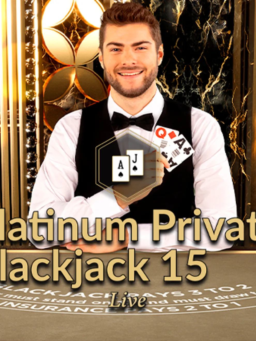 Platinum Private Blackjack 15 — Evolution Gaming