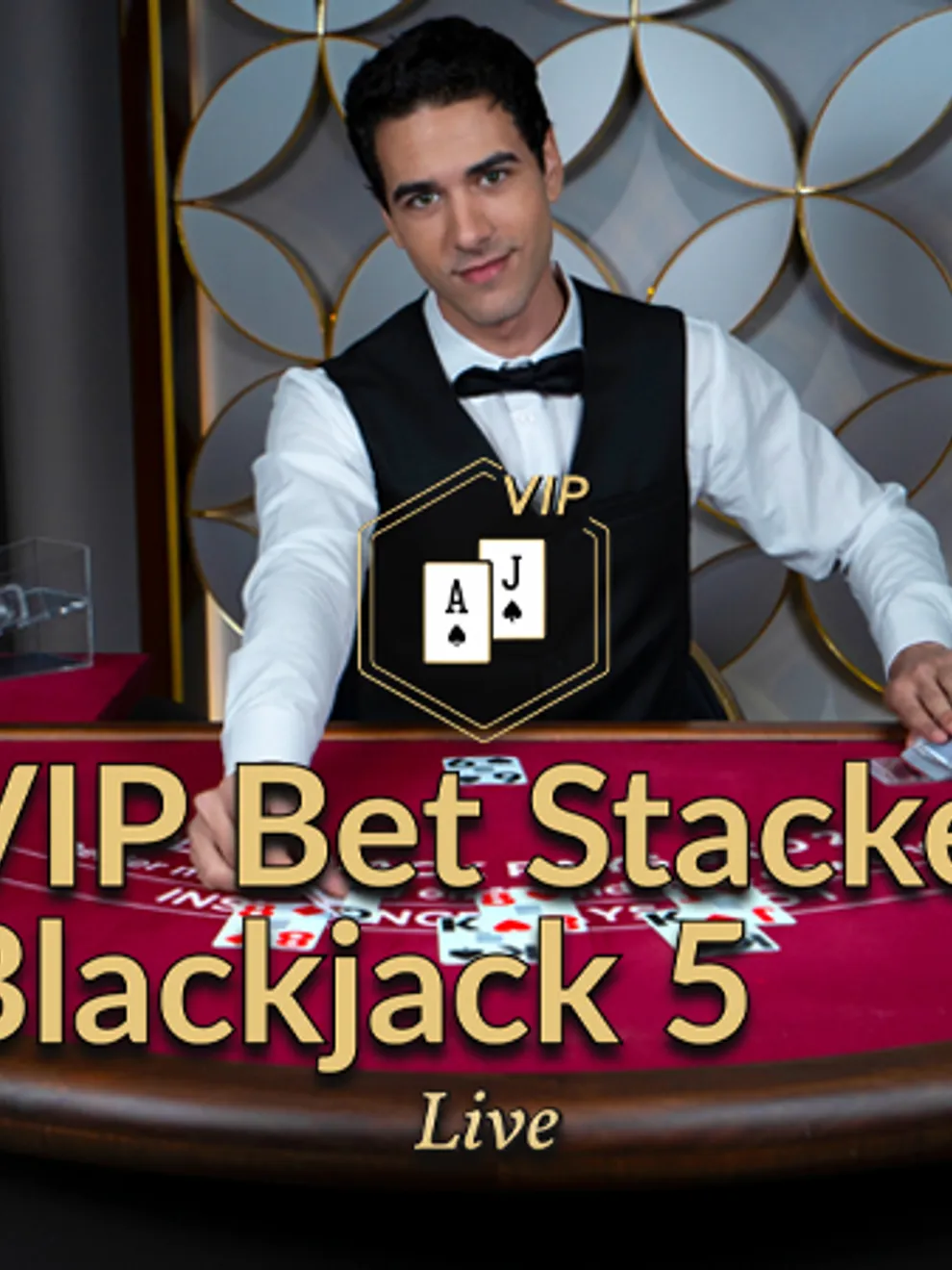 VIP Bet Stacker Blackjack 5 — Evolution Gaming