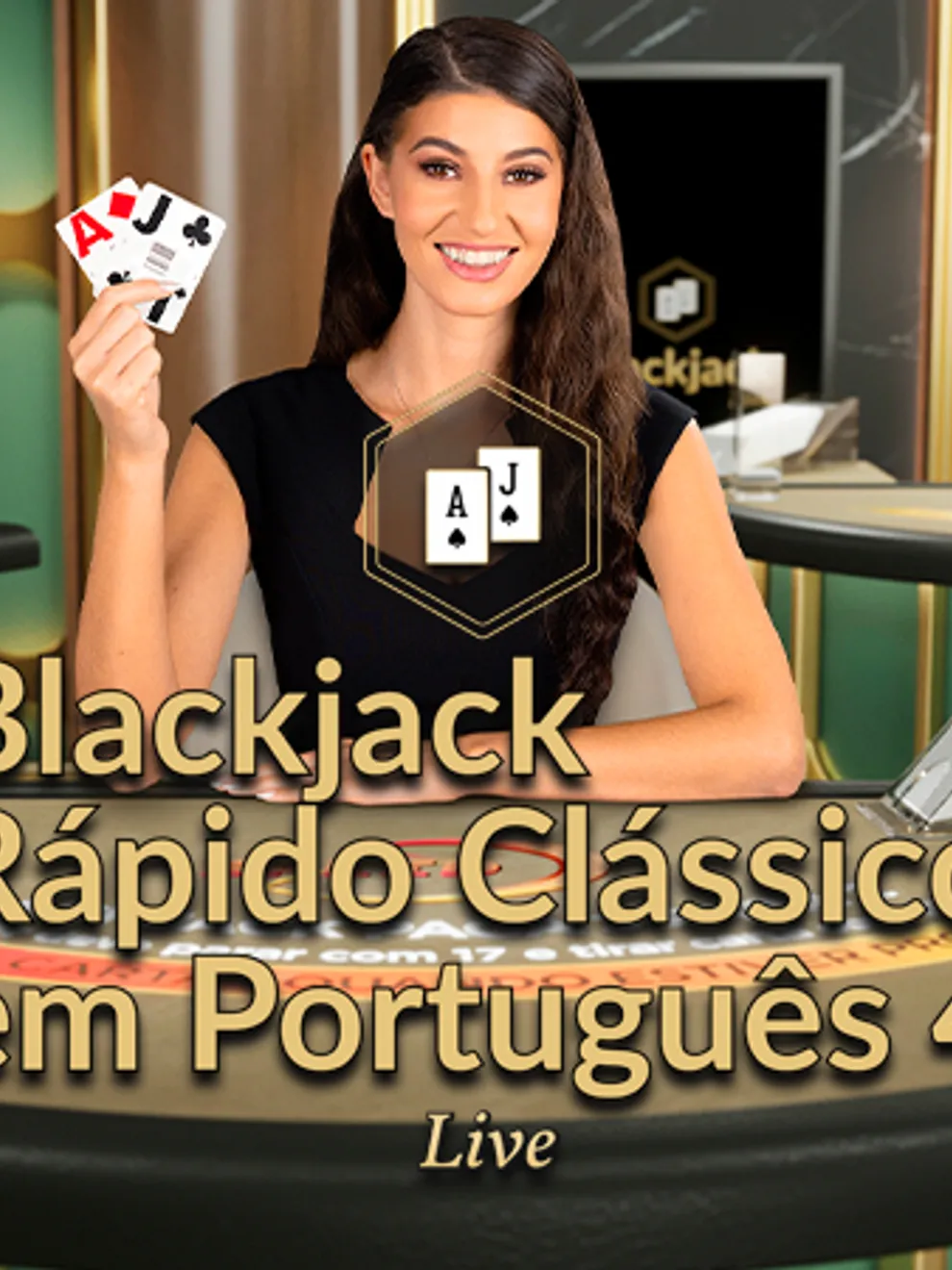 Blackjack Rápido Clássico em Português 4 — Evolution Gaming