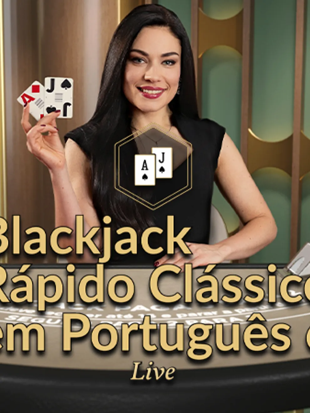 Blackjack Rápido Clássico em Português 6 — Evolution Gaming