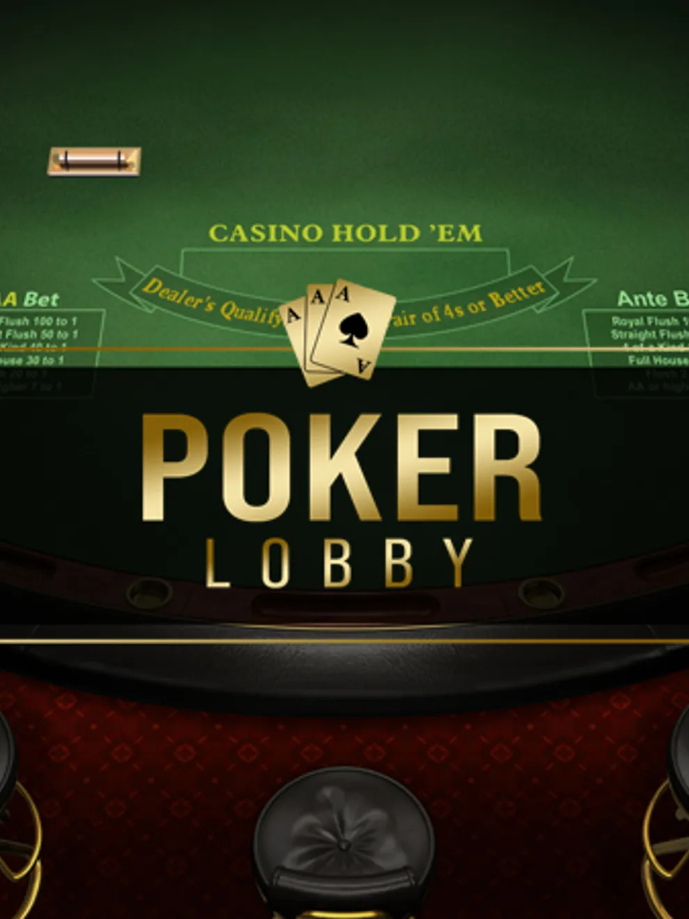 Poker Lobby — Playtech Live
