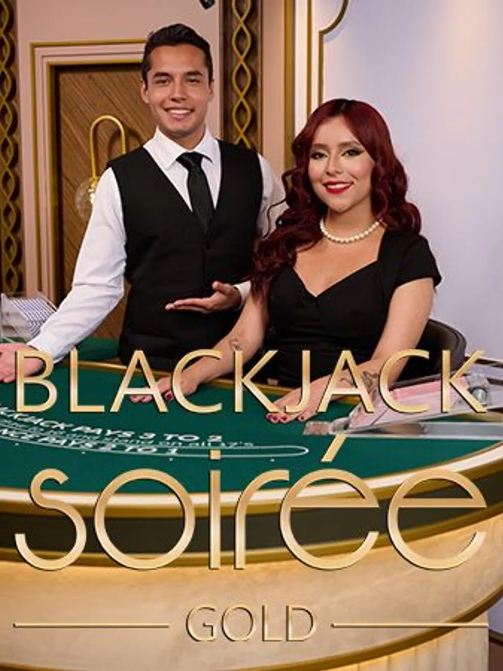 Blackjack Soirée Gold 4 — Playtech Live