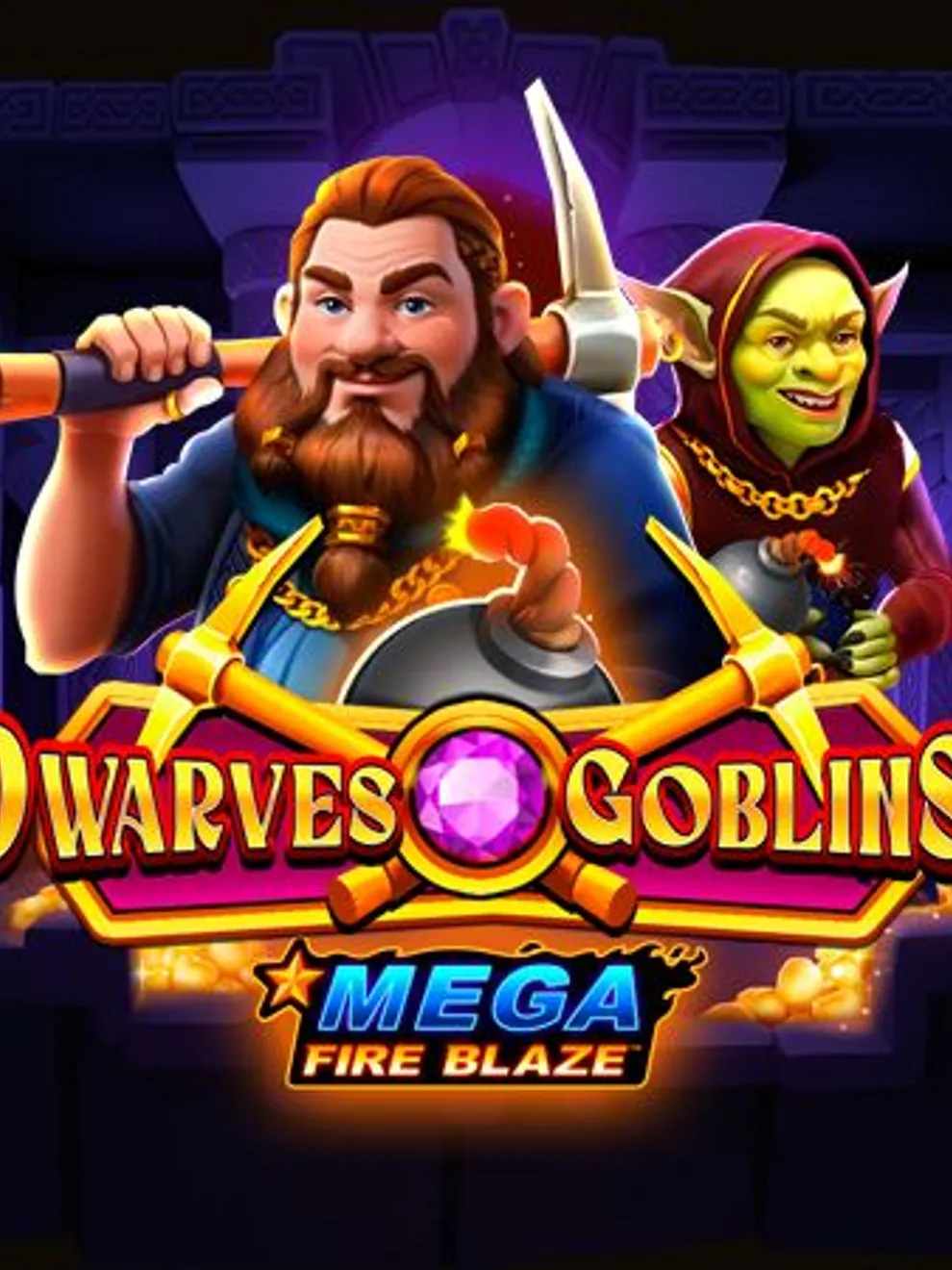 Mega Fire Blaze: Dwarves and Goblins — Playtech