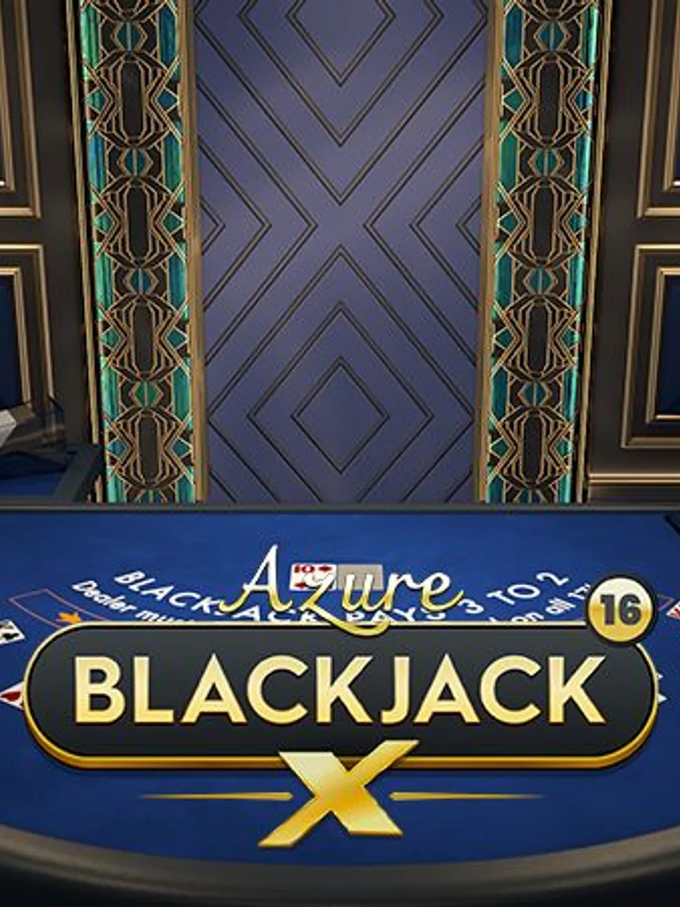 Blackjack X 16 - Azure — Pragmatic Play Live