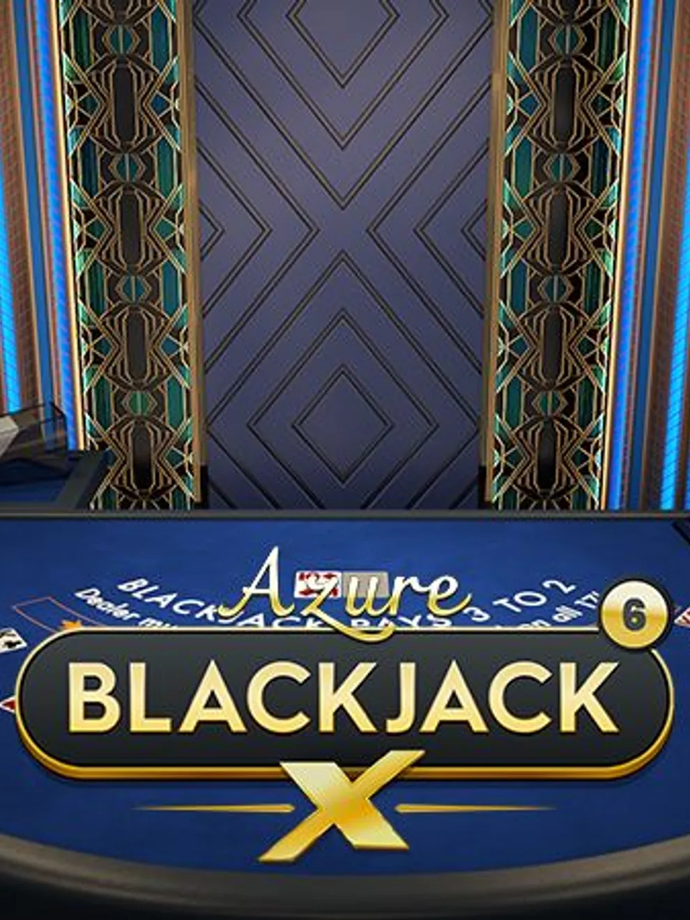 Blackjack X 6 - Azure — Pragmatic Play Live