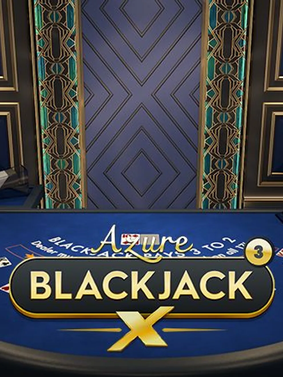 Blackjack X 3 - Azure — Pragmatic Play Live