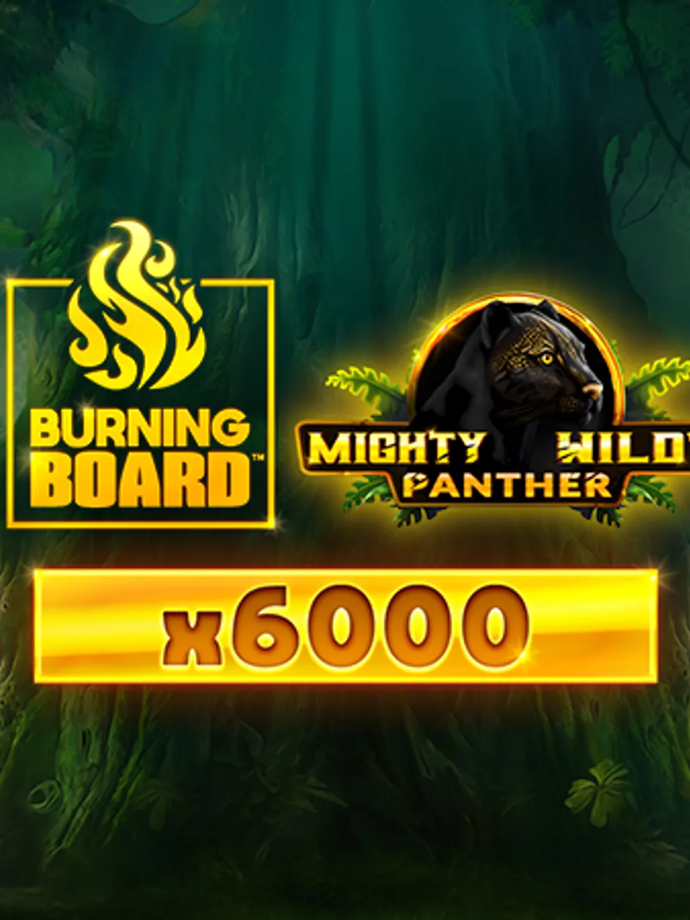 Mighty Wild: Panther Gold Burning Board Scratchcard — VoltEnt