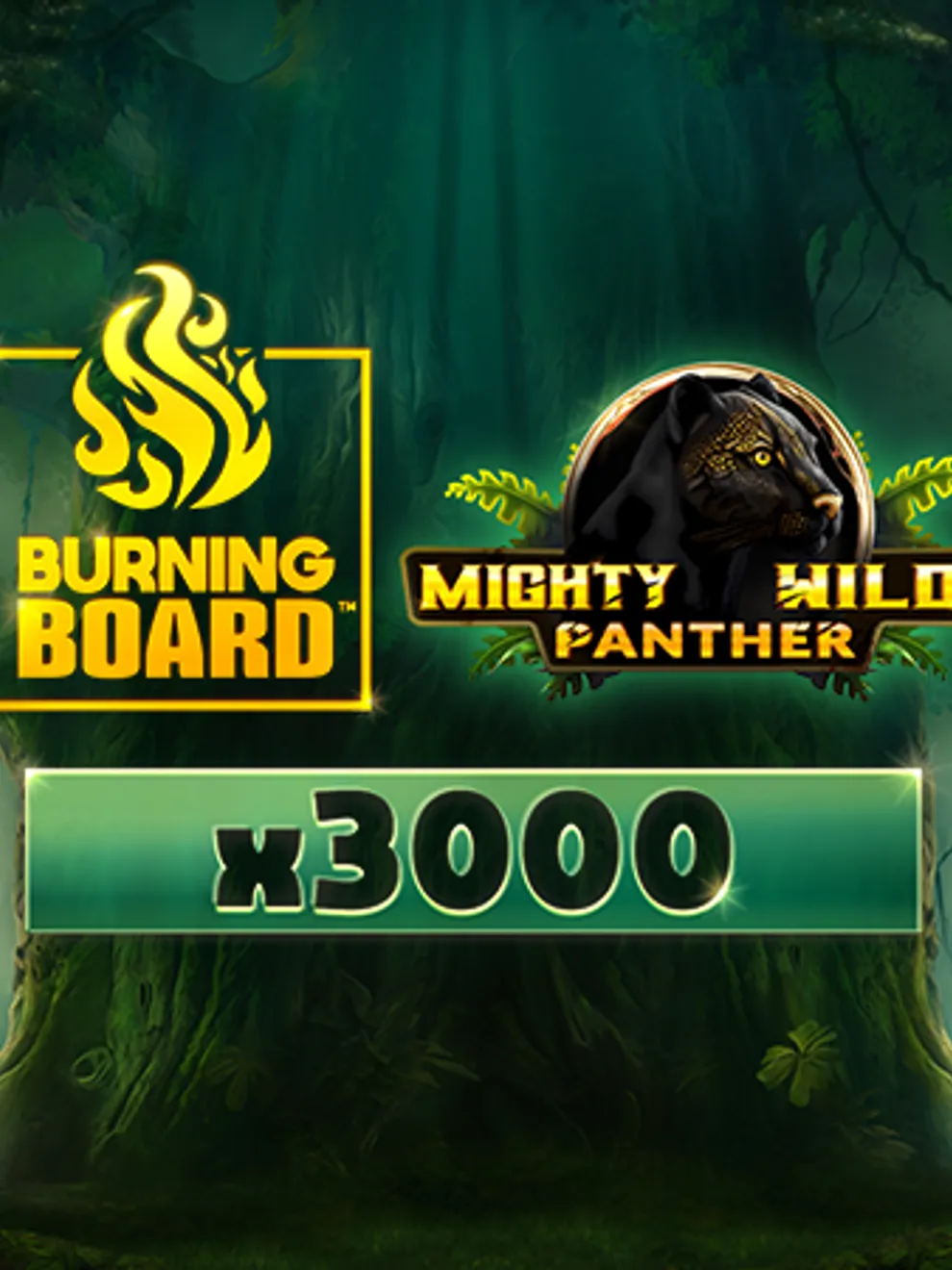 Mighty Wild: Panther Burning Board Scratchcard — VoltEnt