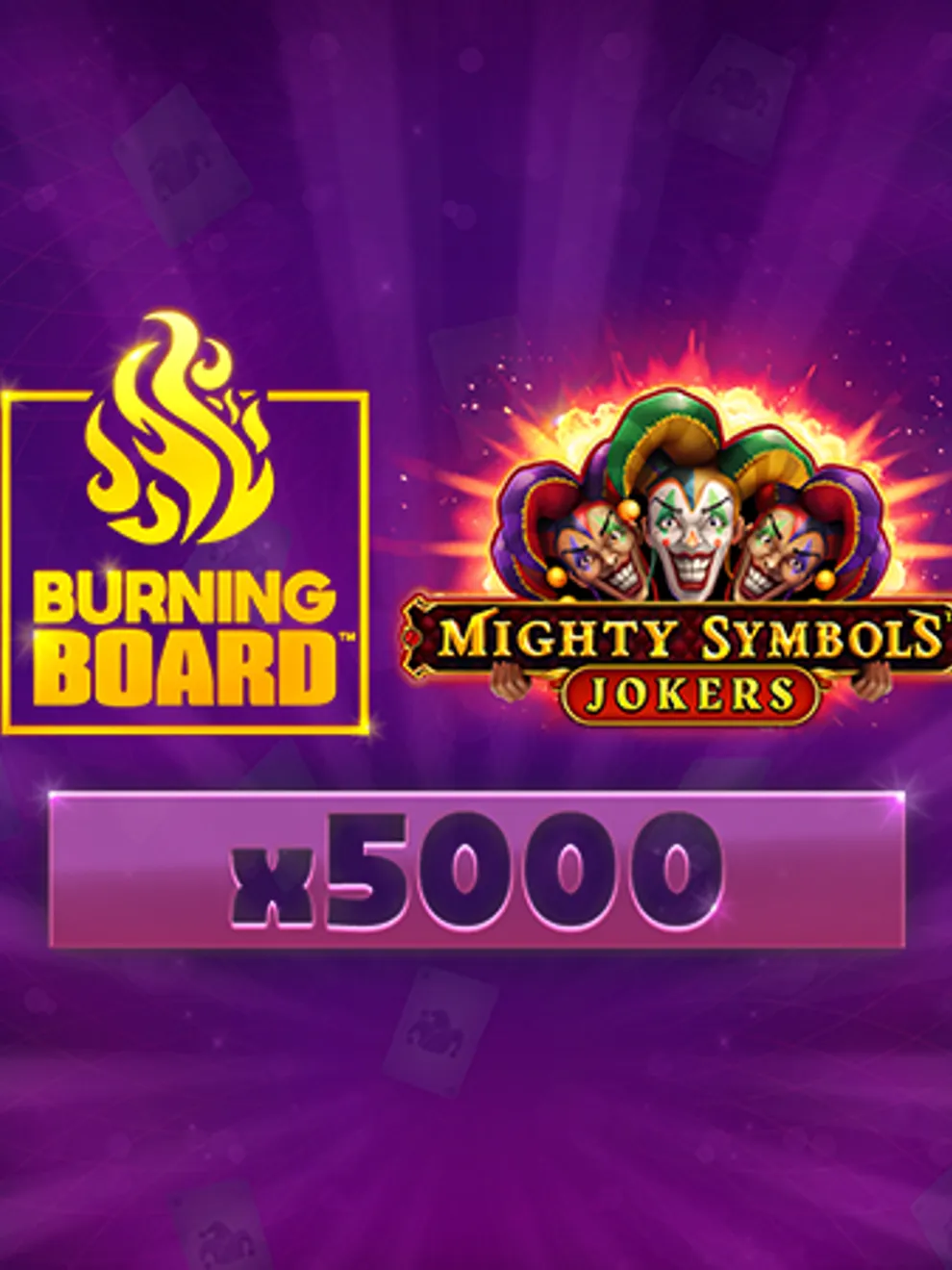 Mighty Symbols: Jokers Burning Board Scratchcard — VoltEnt